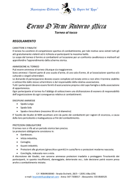 Torneo D`Arme Andorno Micca