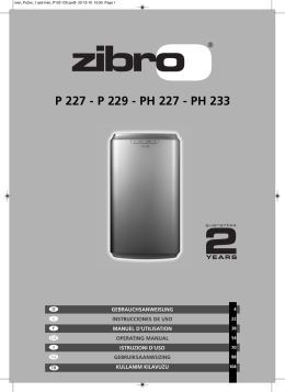 P 227 - P 229 - PH 227 - PH 233