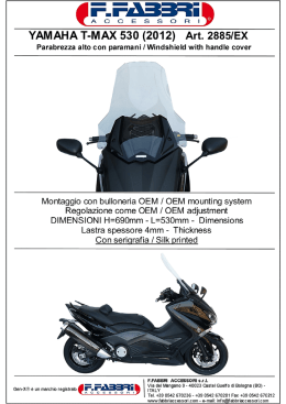 ISTRUZIONI DI MONTAGGIO