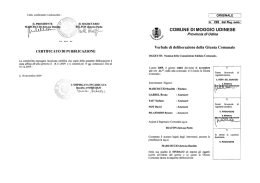 la, SEGRETARIO - Comune di Moggio Udinese