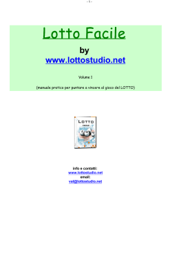 Lotto Facile - LottoStudio.net