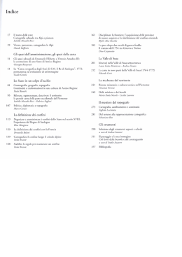 Indice del volume - Archivio di Stato di Torino