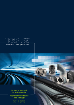 Guaine e Raccordi in Poliammide Polyamide Conduits and Fittings