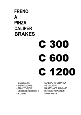 FRENO A PINZA CALIPER BRAKES