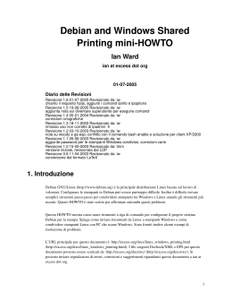Debian and Windows Shared Printing mini