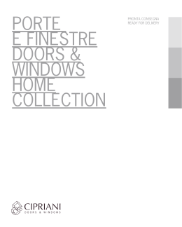 porte e finestre doors & windows home collection