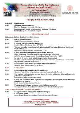 Programma - IZS della Lombardia e dell`Emilia Romagna