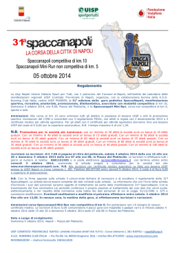 Regolamento - Podistidoc.it