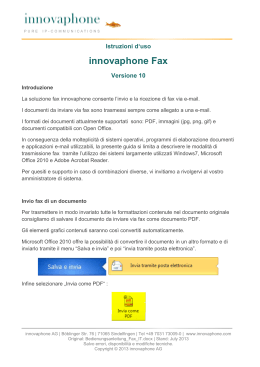 Istruzioni d`uso innovaphone Fax Versione 10