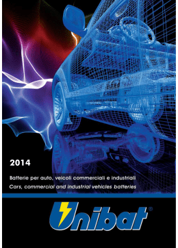 Scarica il catalogo AUTO e VEICOLI COMMERCIALI