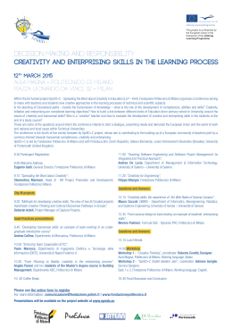 Creativity and Enterprising Skills in the Learning Process
