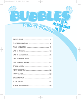 UNIT 2 - Bubbles Magazine