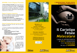 Brochure Cariotipo Molecolare per Medici