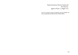 Postal Convention between Austria and the Holy See,