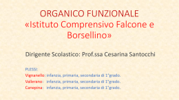 Organico Funzionale - Istituto Comprensivo Statale di Vignanello