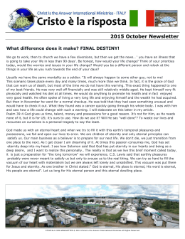 2015 October Newsletter