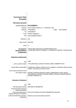 Curriculum Vitae Europass
