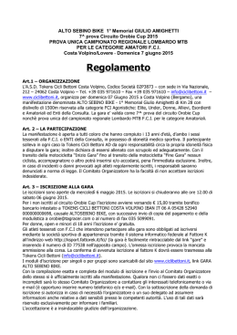 scarica il regolamento completo