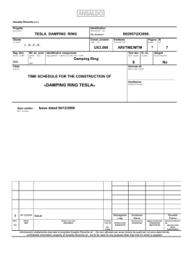 &laquo;DAMPING RING TESLA&raquo;