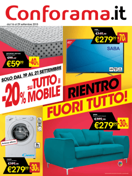 &euro;27999-30% - Volantinoweb