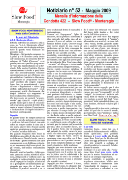 Notiziario n&deg; 52 - Maggio 2009