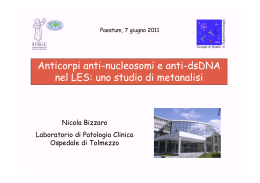 Anticorpi Anticorpi anti-nucleosomi nucleosomi e anti