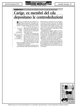26/11/2013 - Gruppo Banca Carige