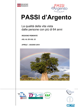 passi d`argento (aprile - giugno 2010)