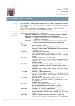 michelangelo castelletta - ASSOCIAZIONE EX UNIVERSITARI
