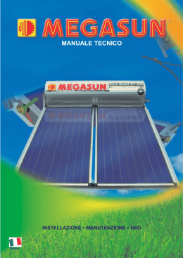 MANUALE TECNICO - Megasun Solar Systems