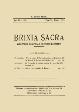 t - Brixia Sacra