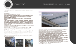 Il sistema Omnitex AN640 è adatto ad uso interno per superfici