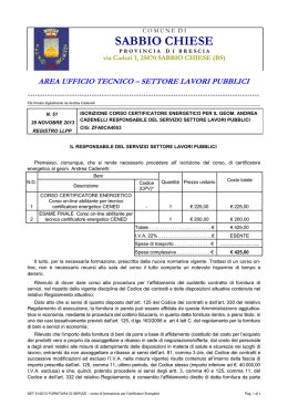 Det 51 Iscrizione Corso CERTIFICATORE ENERGETICO_GEOM