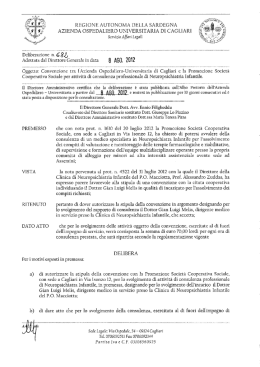 Deliberazione n. 682 del 08.08.2012