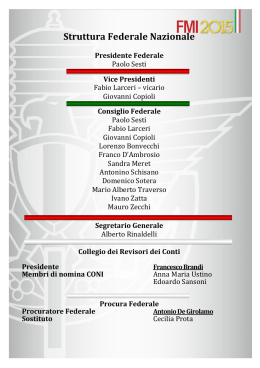 Struttura Federale Nazionale