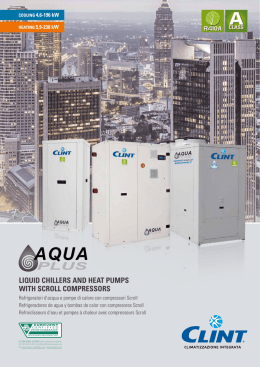 Liquid chiLLers and heat PumPs with scroLL comPressors