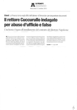 mmc - Universit&agrave; degli Studi di Teramo