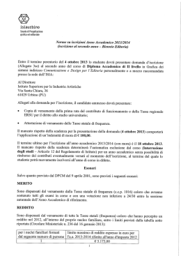 norme iscrizione II anno biennio editoria