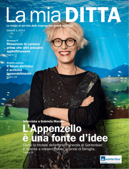 L`Appenzello &egrave; una fonte d`idee