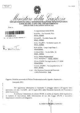dipartimento dell`amministrazione penitenziaria