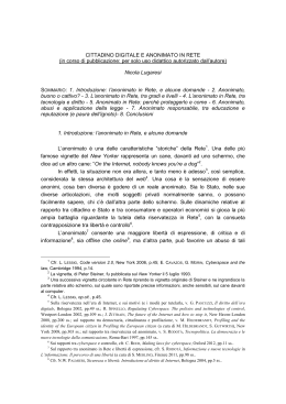 CAPITOLO PRIMO - PROF. NICOLA LUGARESI – DIDATTICA