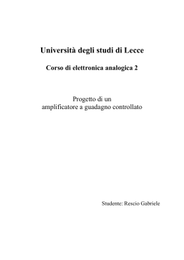 Università degli studi di Lecce - “E. De Giorgi” – Università del Salento