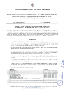 Ottava seduta - consorzio di bonifica del nord sardegna
