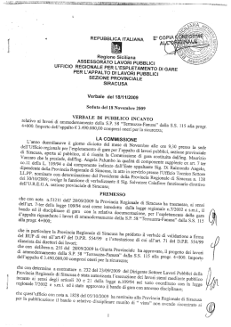 UFFICIO REGIONALE PER L`ESPLETAMENTO DI GARE