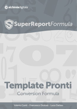 Ricevi il Report - Super Report Formula