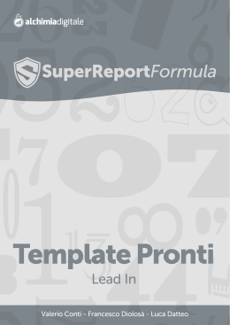 Lead In - Super Report Formula
