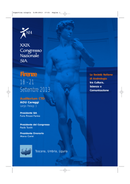 programma sia 2013 - Società Italiana di Andrologia
