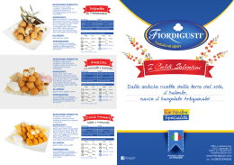 Le Nostre Specialit&agrave; Dalle antiche ricette della