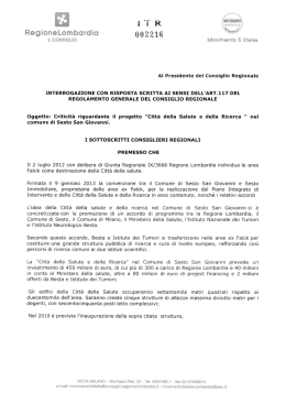 un`interrogazione a risposta scritta