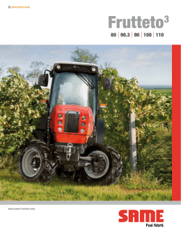 Trattori Same Frutteto3 80-90-100-110